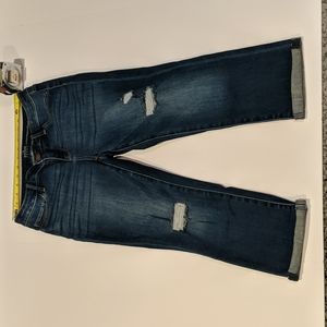 Blue Cropped Legging